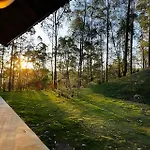 Chale Neve Da Montanha Com Por Do Sol